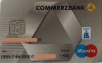 Commerzbank Bankkarte
